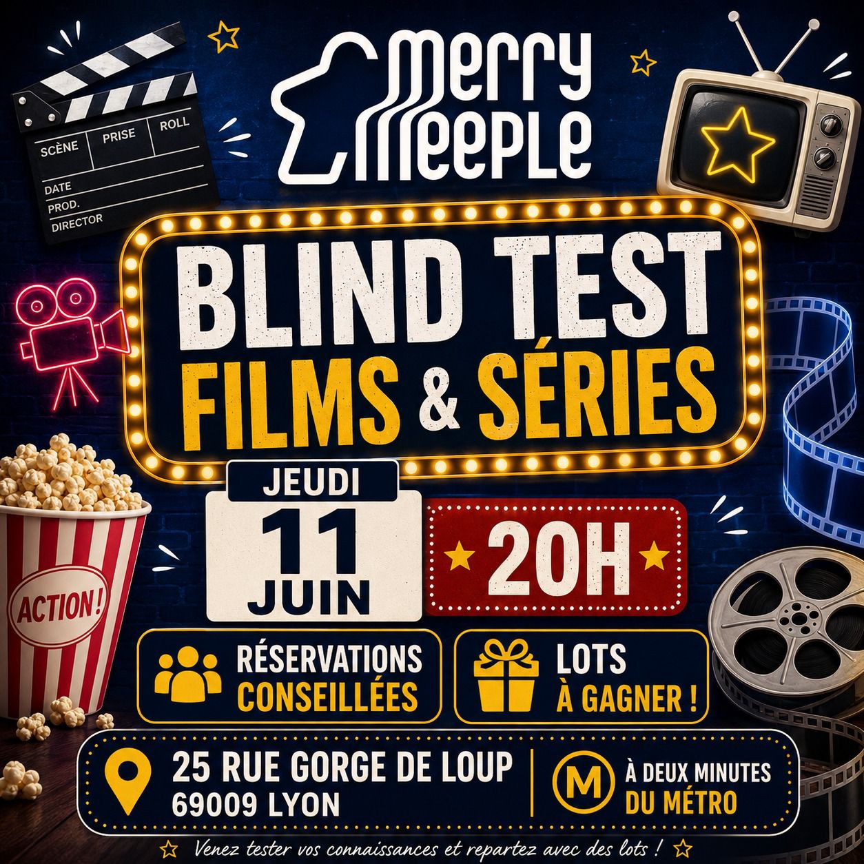 affiche blind test