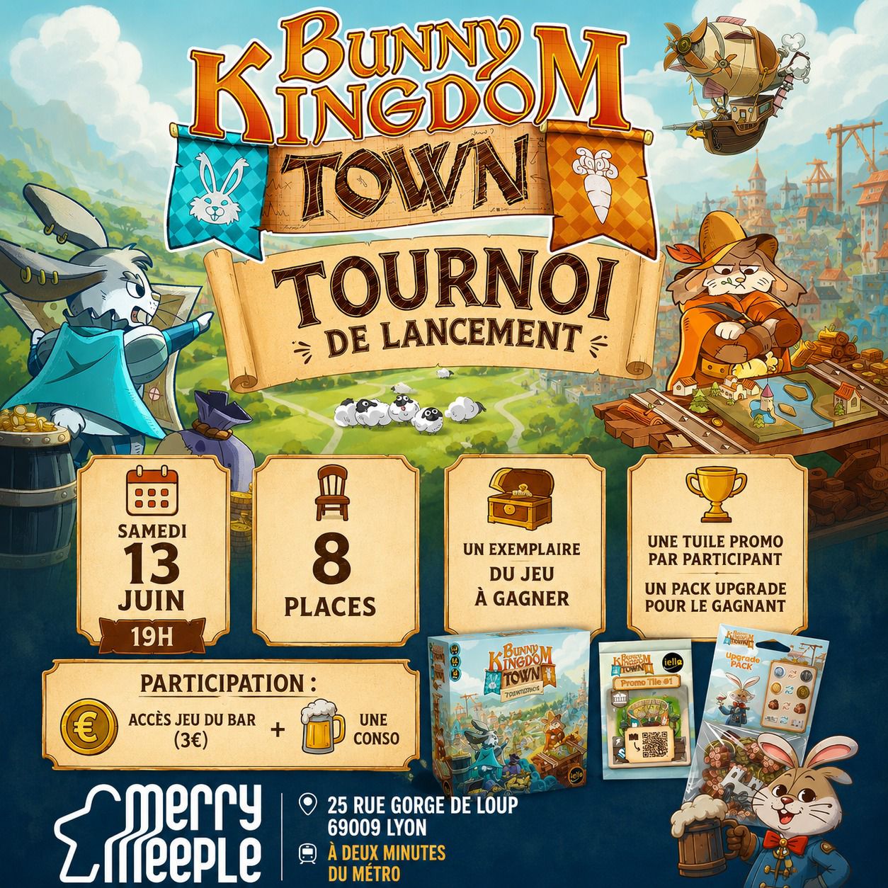 Affiche bunny kingdom