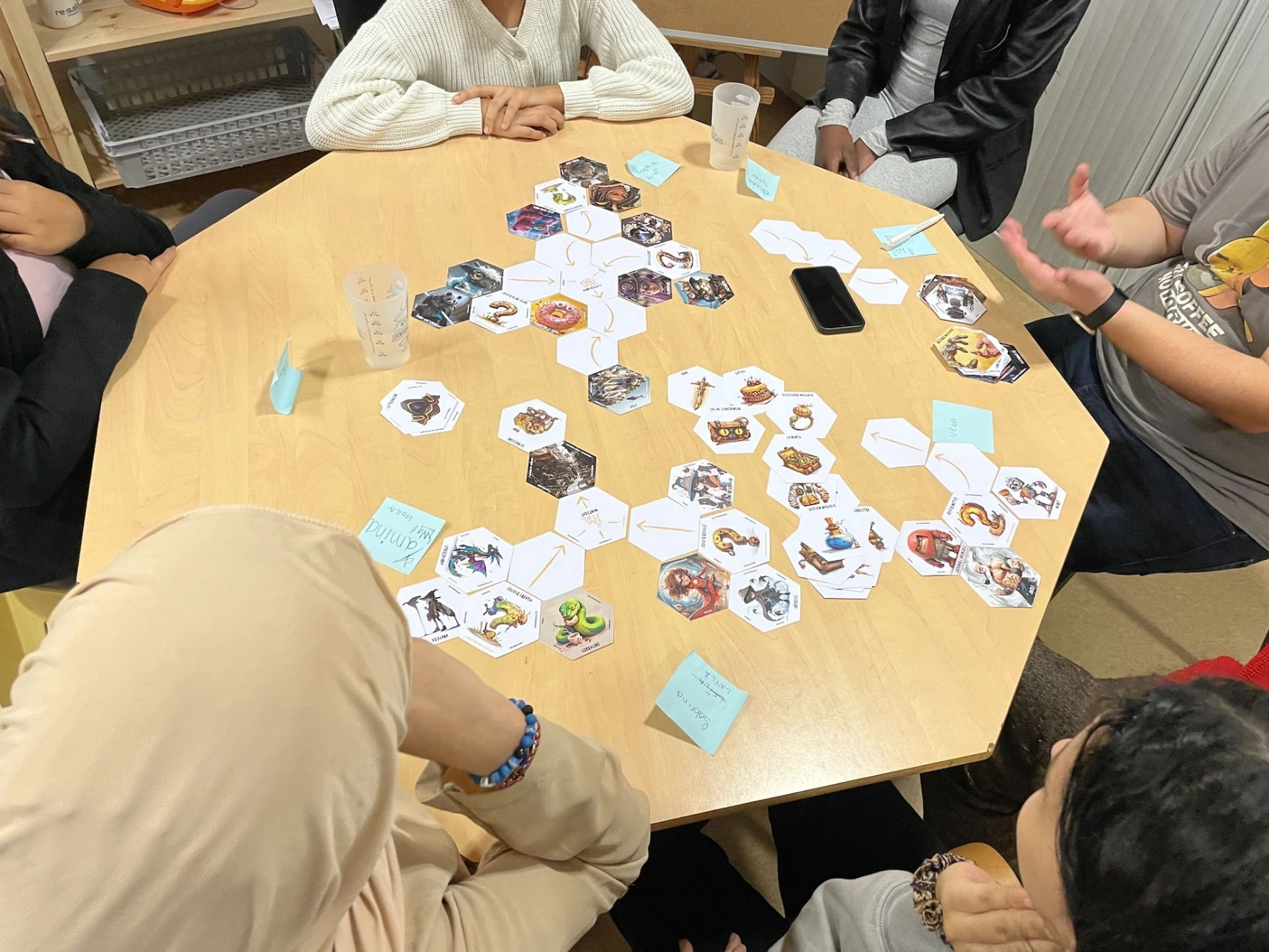 une table de jeu